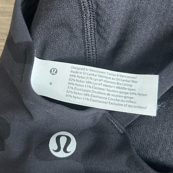 Lululemon Free To Be Serene Bra in Heritage 365 Camo Deep Coal Multi 6 - Picture 7 of 8